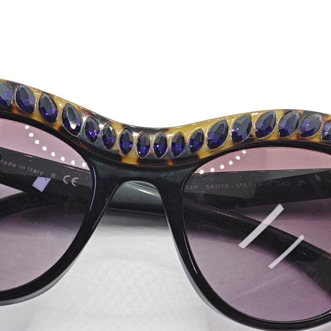 Purple Synthetic Sunglasses