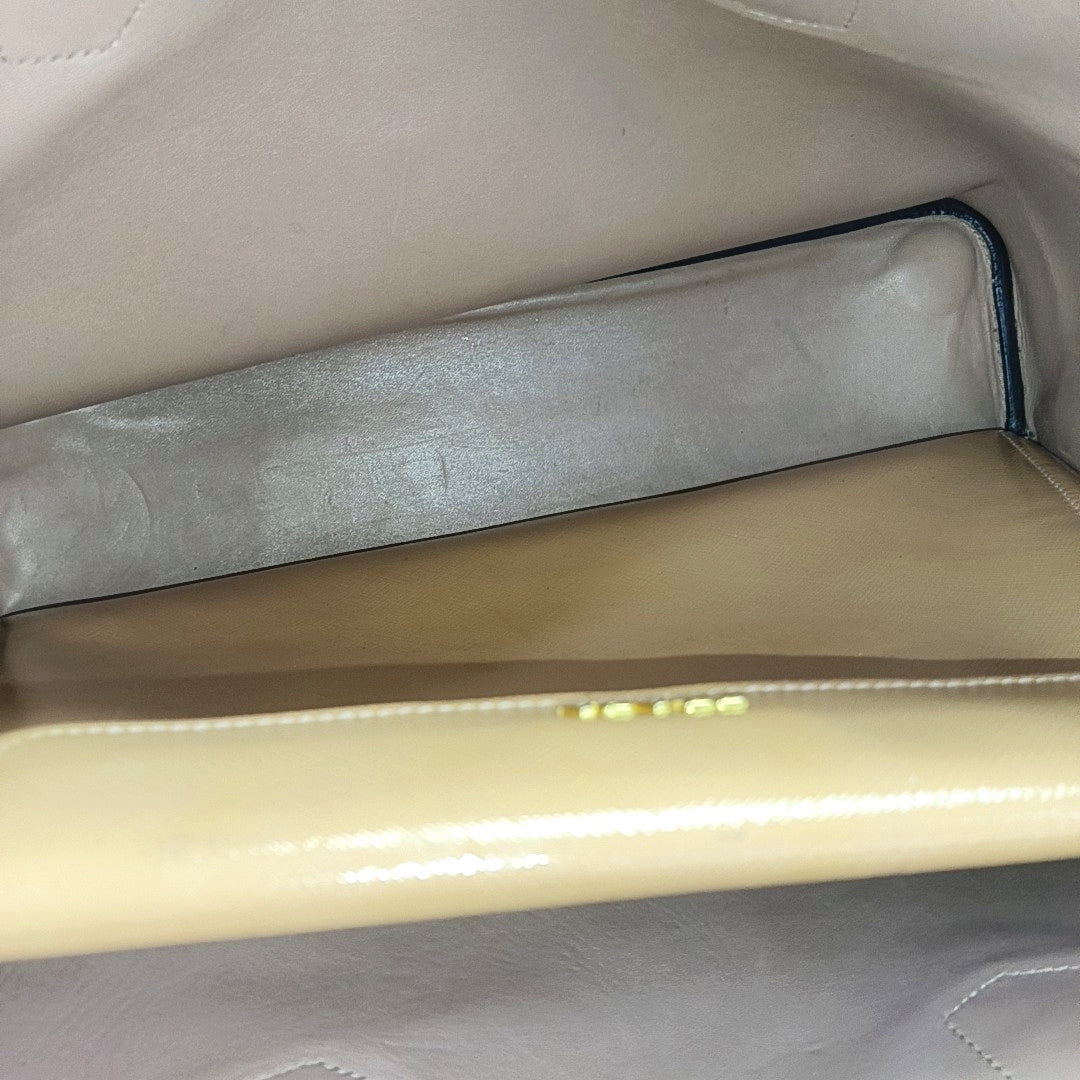 Double Saffiano Calfskin Brown