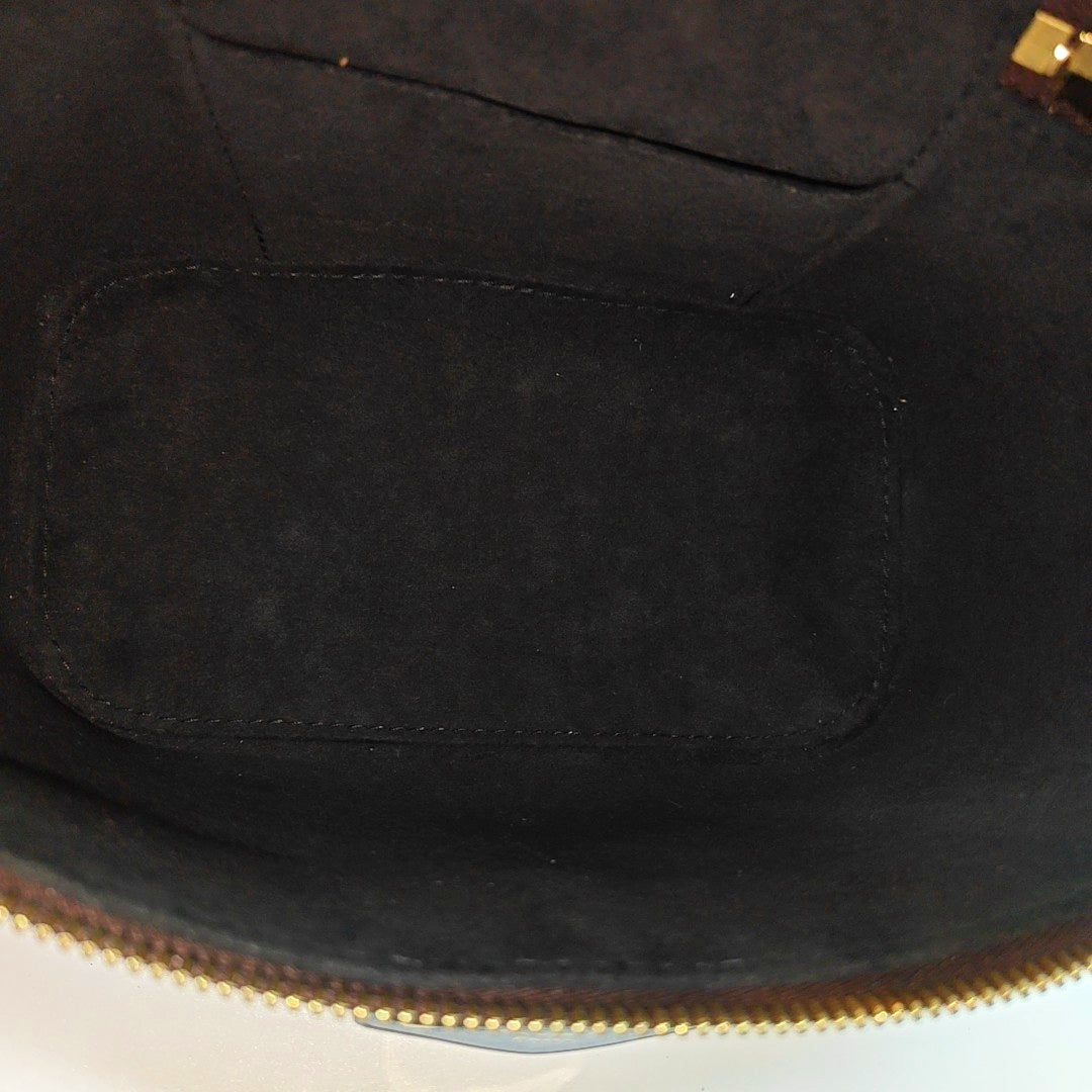 Vanity Chain Pouch Monogram Coated Canvas Brown