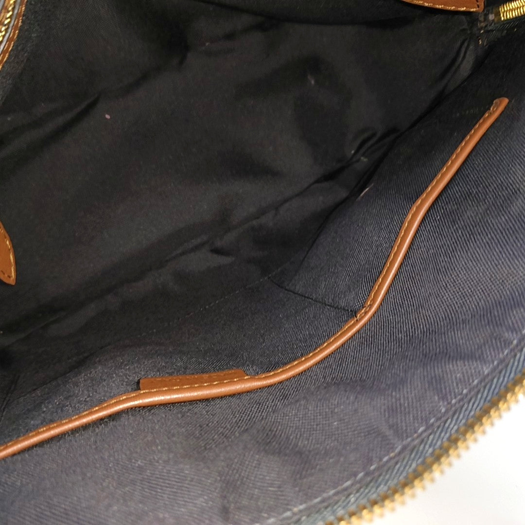 Calfskin Shoulder Bag Brown