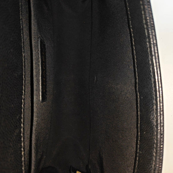 BOY CHANEL Medium Quilted Grained Calfskin Black
