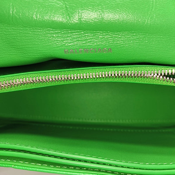 Crush Small Quilted Calfskin Green
