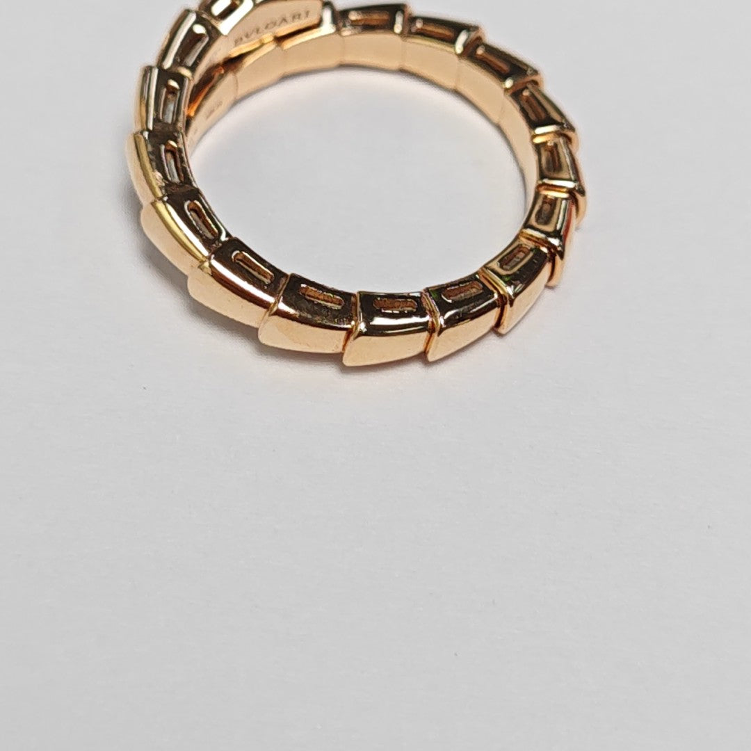 SERPENTI 18k Rose Gold Ring EU 58