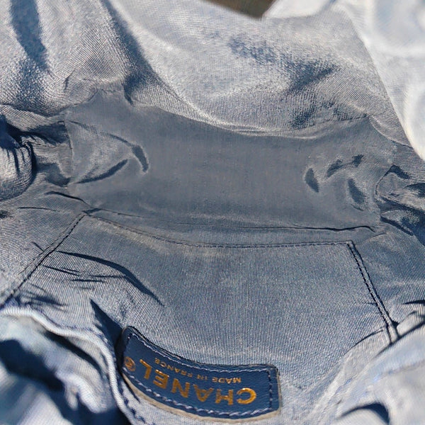 Quilted Denim Blue