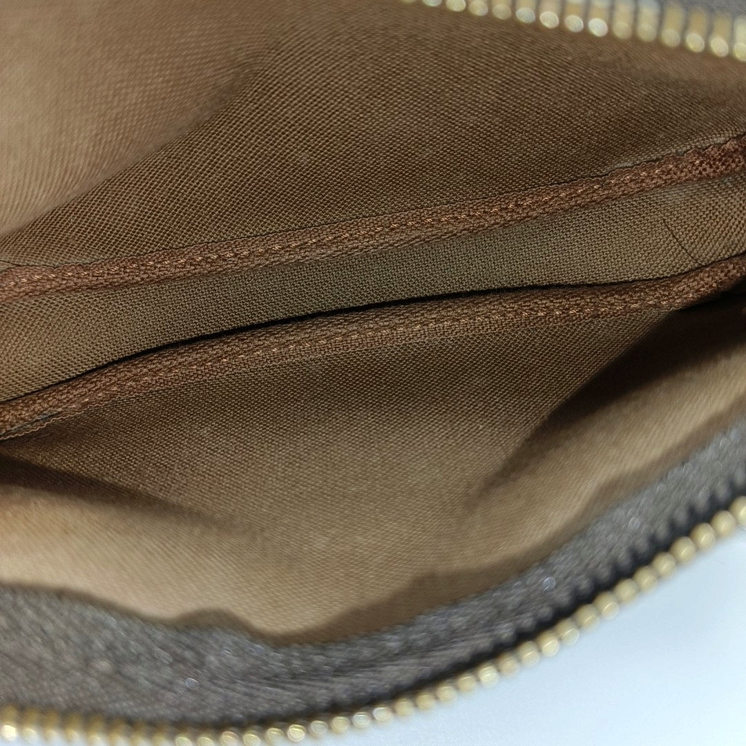 ACCESSOIRES Mini Monogram Coated Canvas Brown