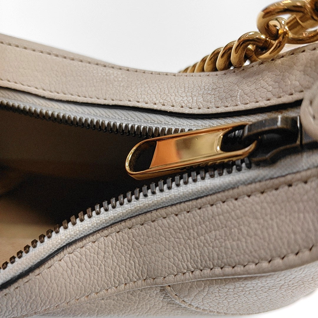 Aphrodite Small Calfskin White