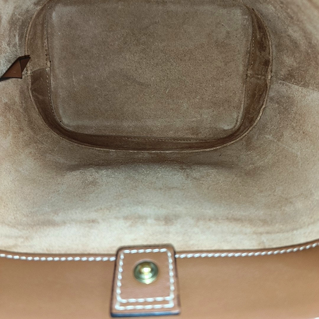 Calfskin Bucket Bag Brown