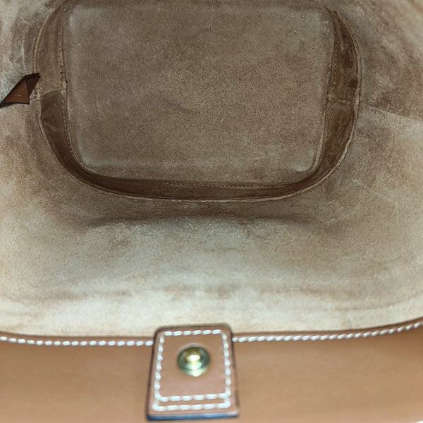 Calfskin Bucket Bag Brown
