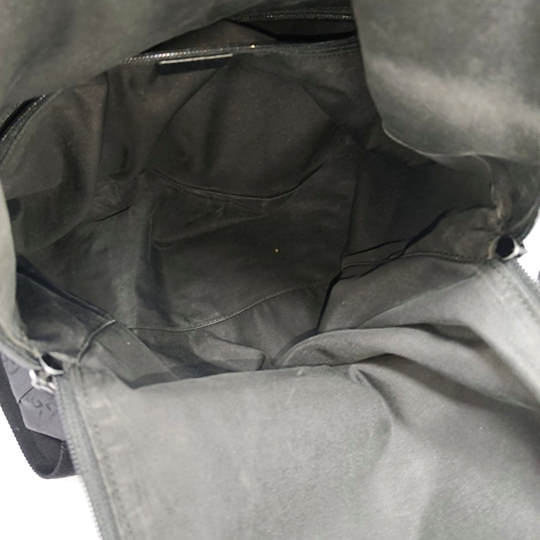 Monogram Canvas Backpack Black