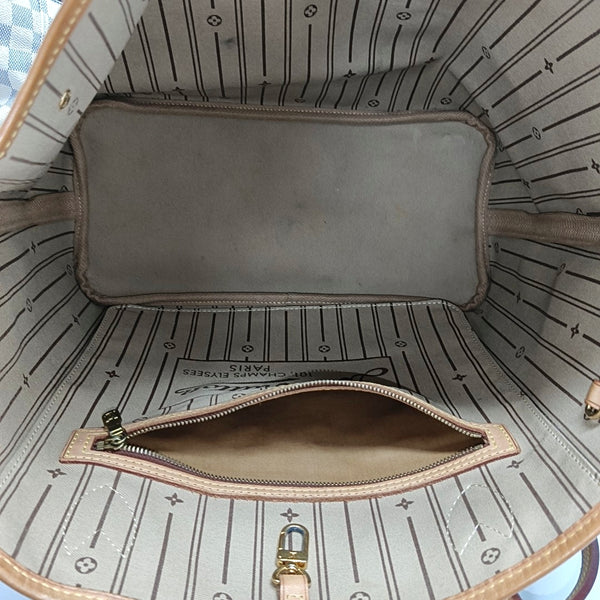 NEVERFULL MM Monogram Coated Canvas Brown