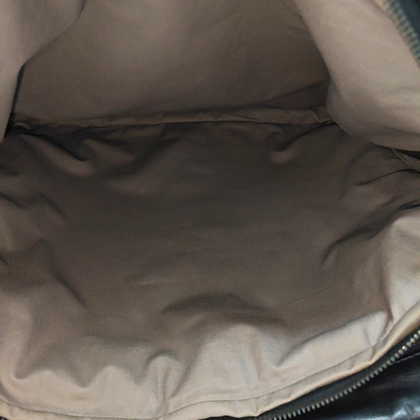 Calfskin Top Handle Bag Black