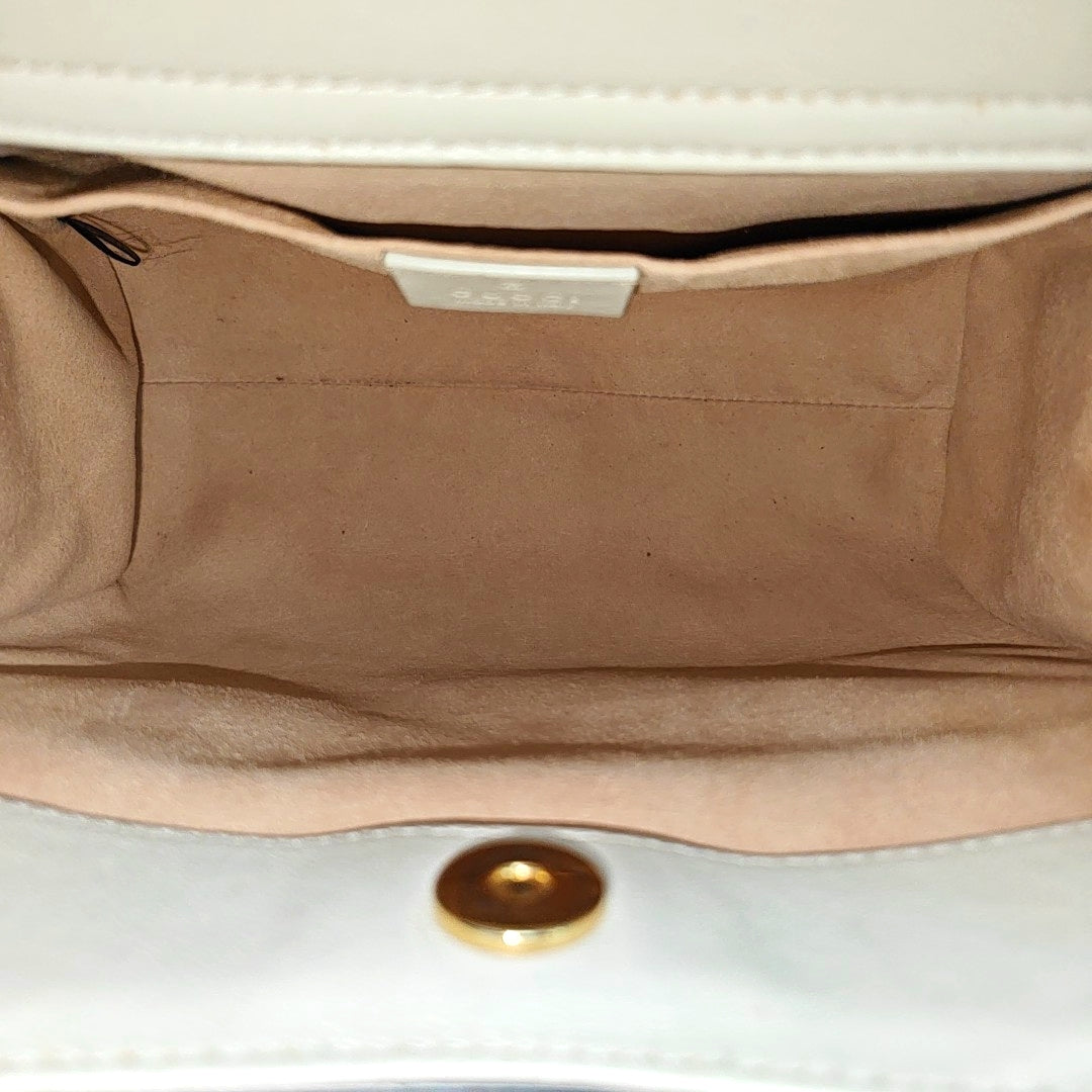 Diana Small Calfskin White