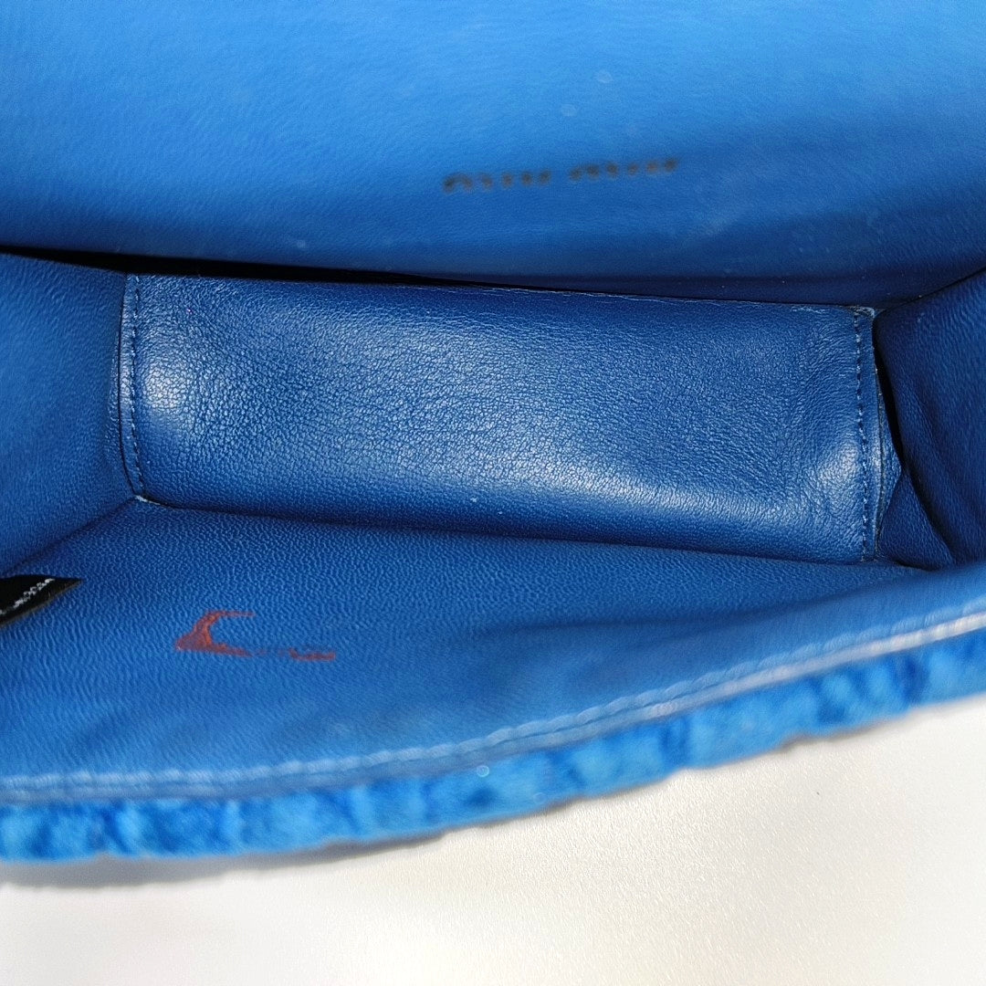 My Miu Mini Velvet Blue