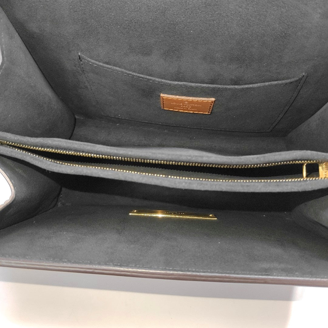 DAUPHINE MM Monogram Coated Canvas Brown