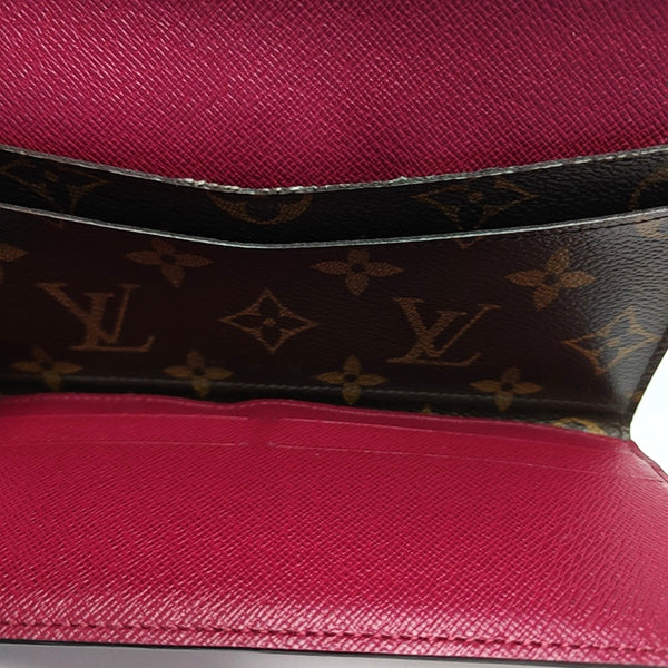 JOSÉPHINE Monogram Coated Canvas Brown Wallet
