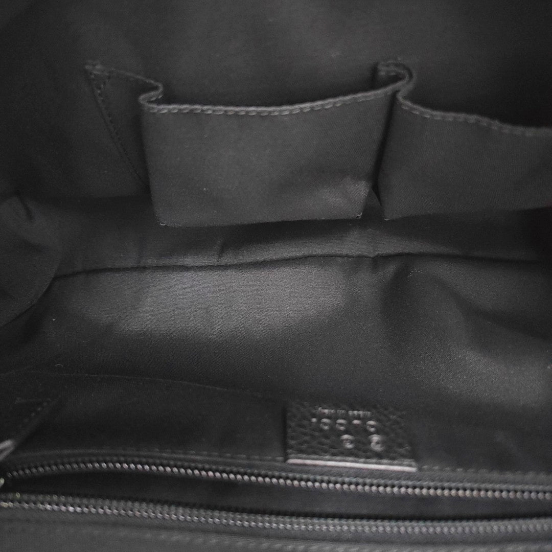 Fabric Shoulder Bag Black