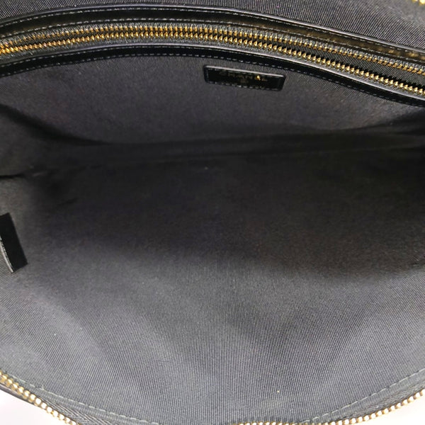 Quilted Lambskin Clutch Black