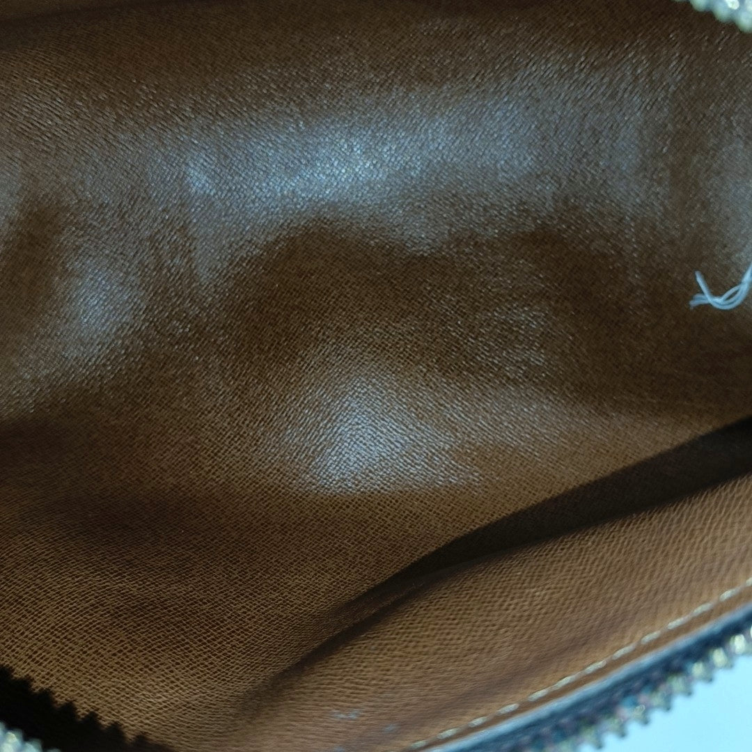 PAPILLON MM Monogram Coated Canvas Brown