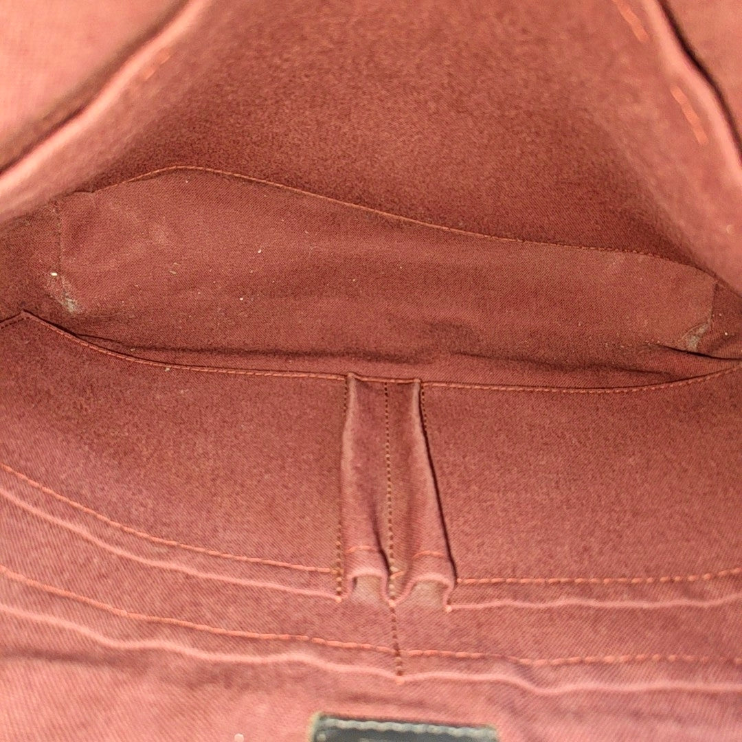 DISTRICT MM Monogram Coated Canvas Brown