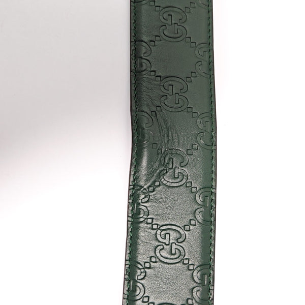 Leather Belt Green