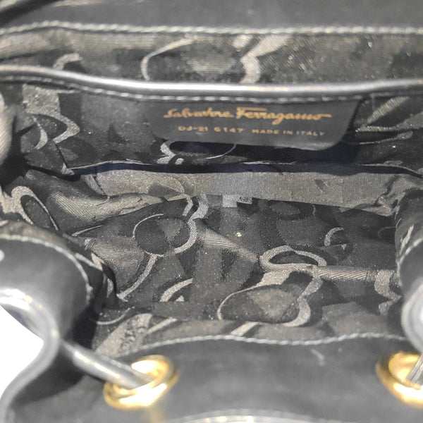 Calfskin Backpack Black