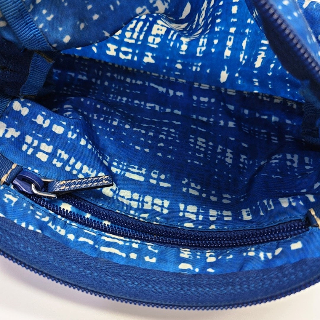 Nylon Clutch Blue