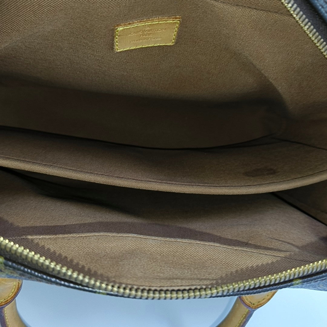 ICARE Monogram Coated Canvas Brown