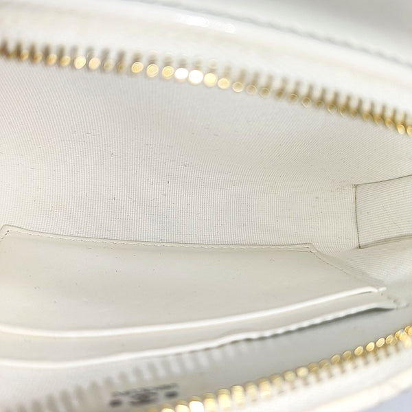 Quilted Calfskin Shoulder Bag White