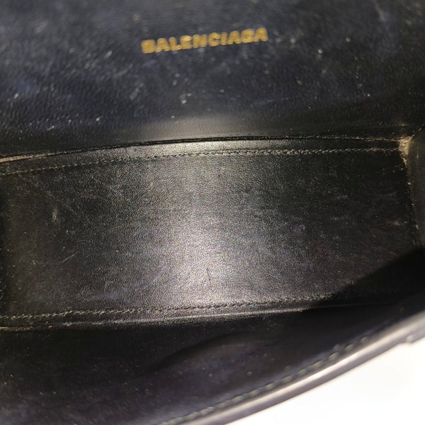 Hourglass S Calfskin Black