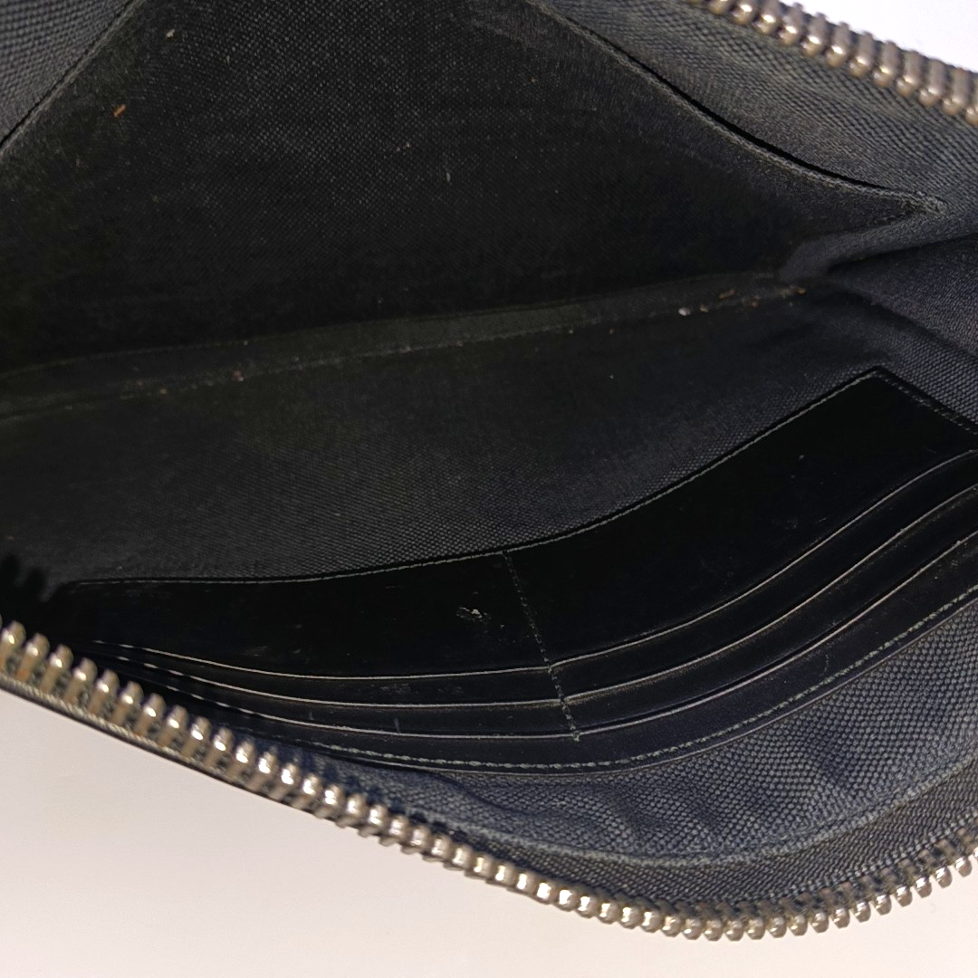 Courrier Monogram Coated Canvas Black
