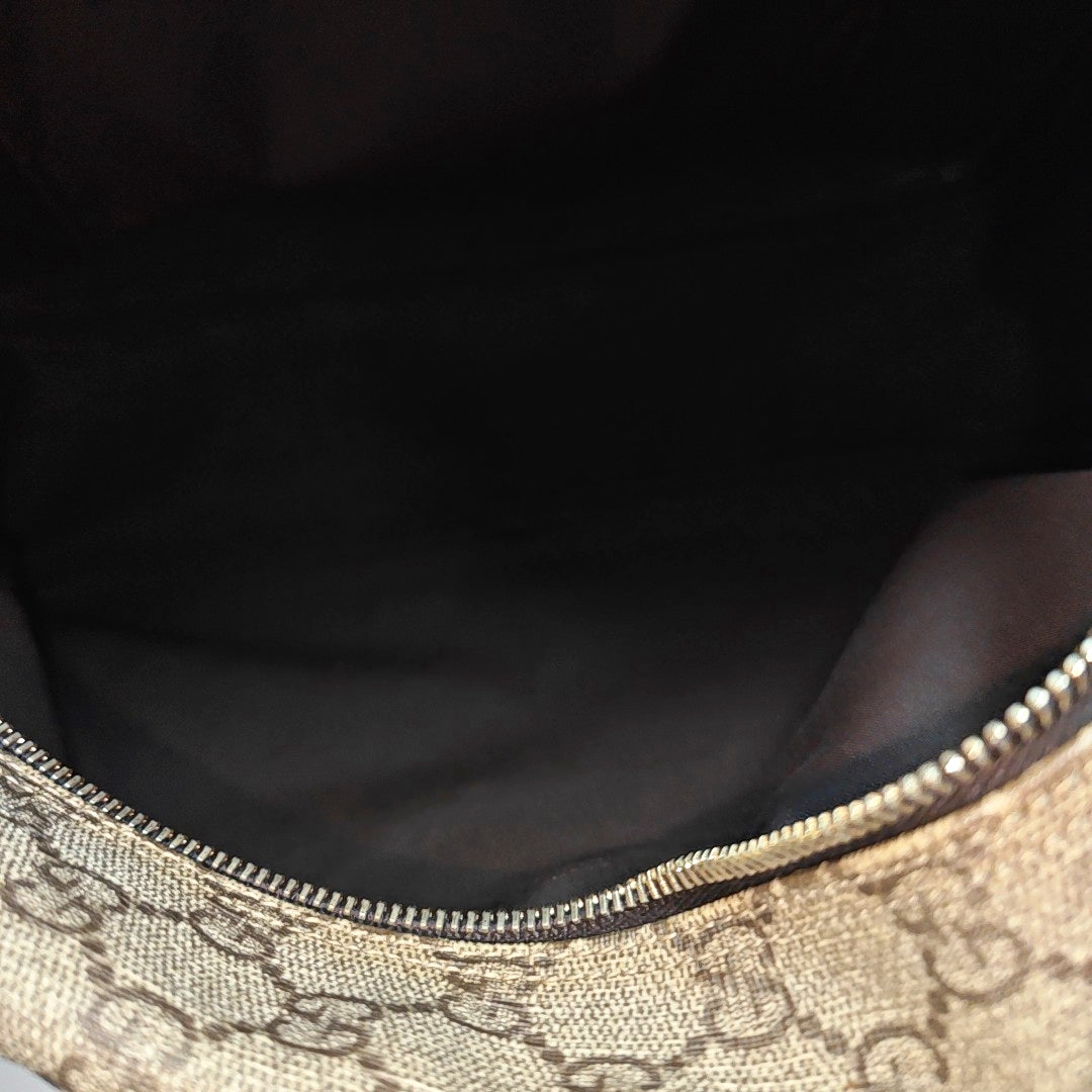 Monogram Coated Canvas Crossbody Bag Black