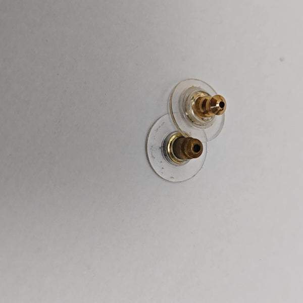 Metal Gold Stud Earrings
