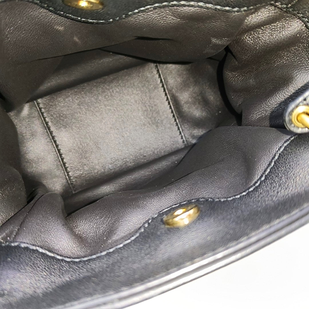 JAMIE SHOPPING Quilted Lambskin Black