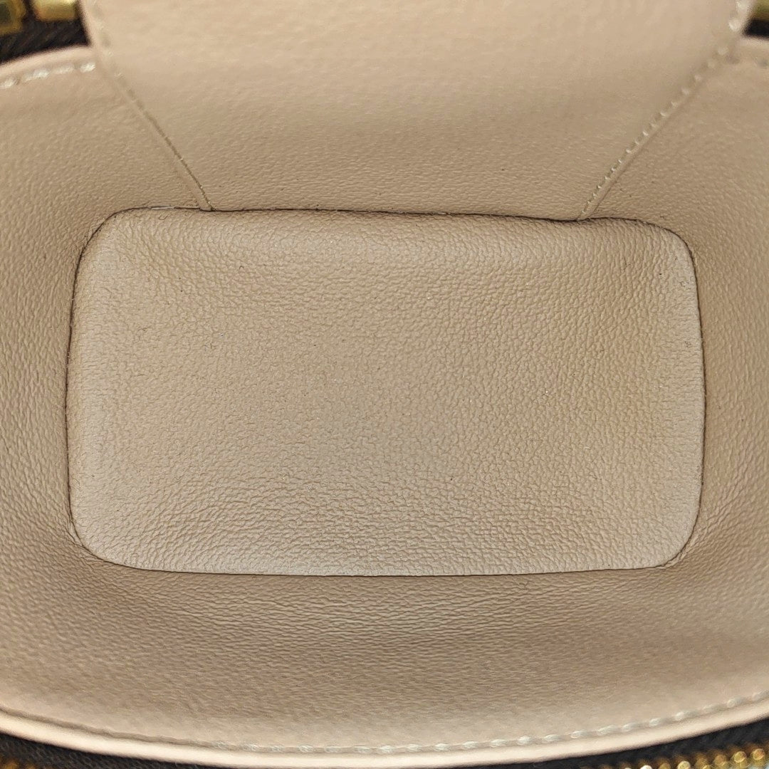 NICE Super Mini Monogram Coated Canvas Brown