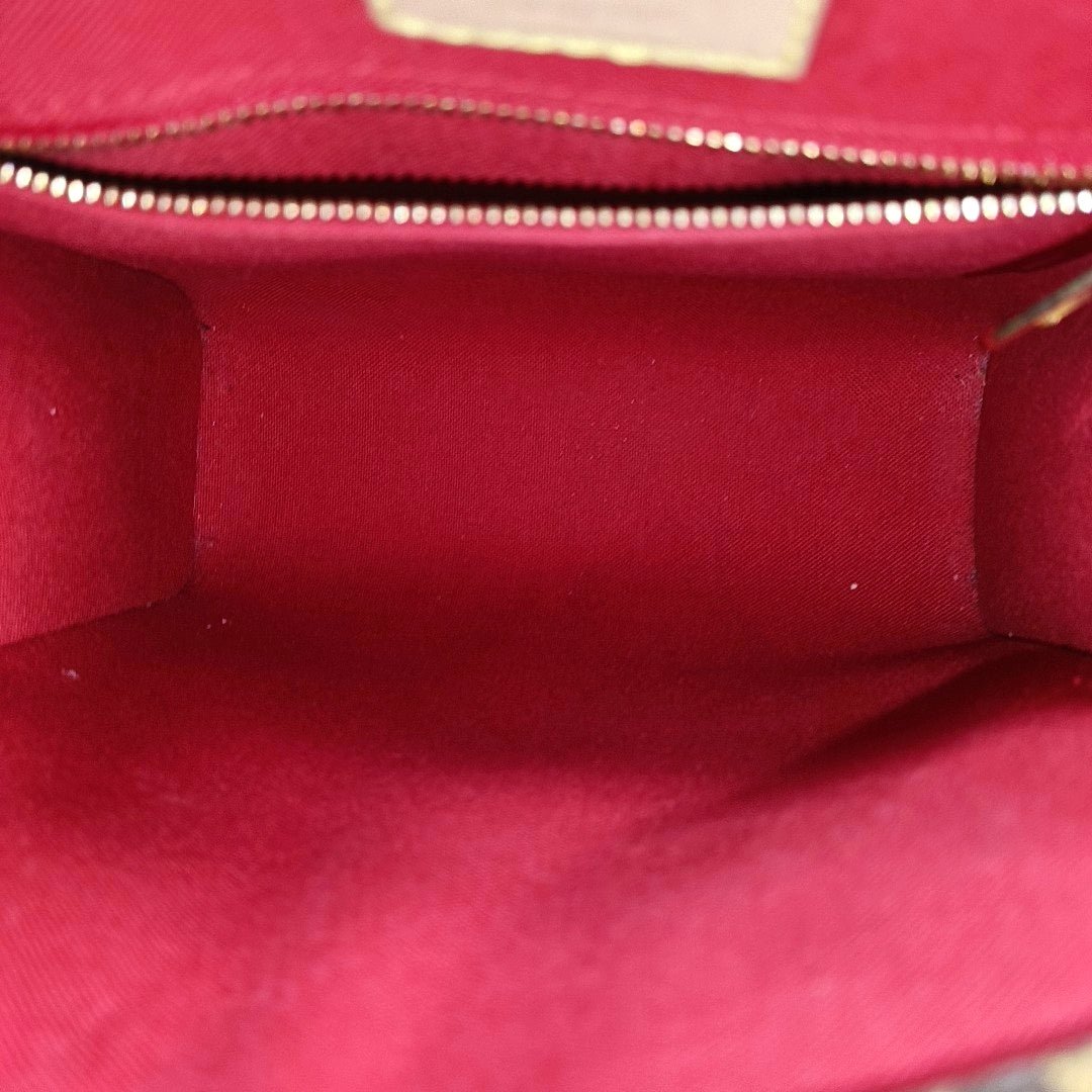 SAC PLAT BB Monogram Coated Canvas Brown
