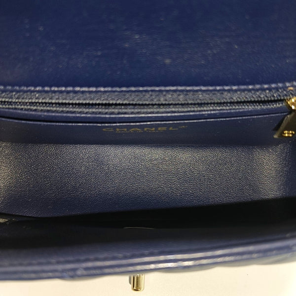 CLASSIC FLAP Mini Quilted Lambskin Blue