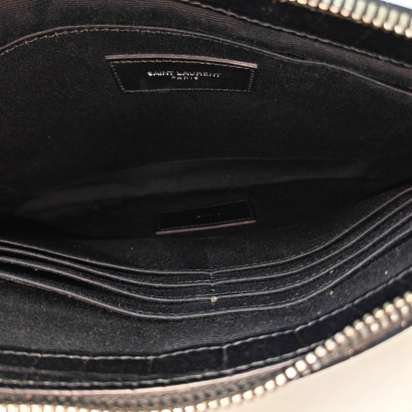 Calfskin Clutch Black
