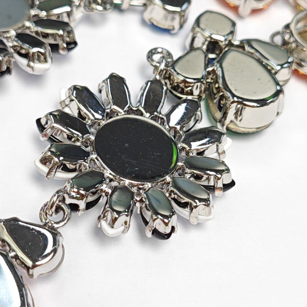 Synthetic Crystal Multicolor Necklace