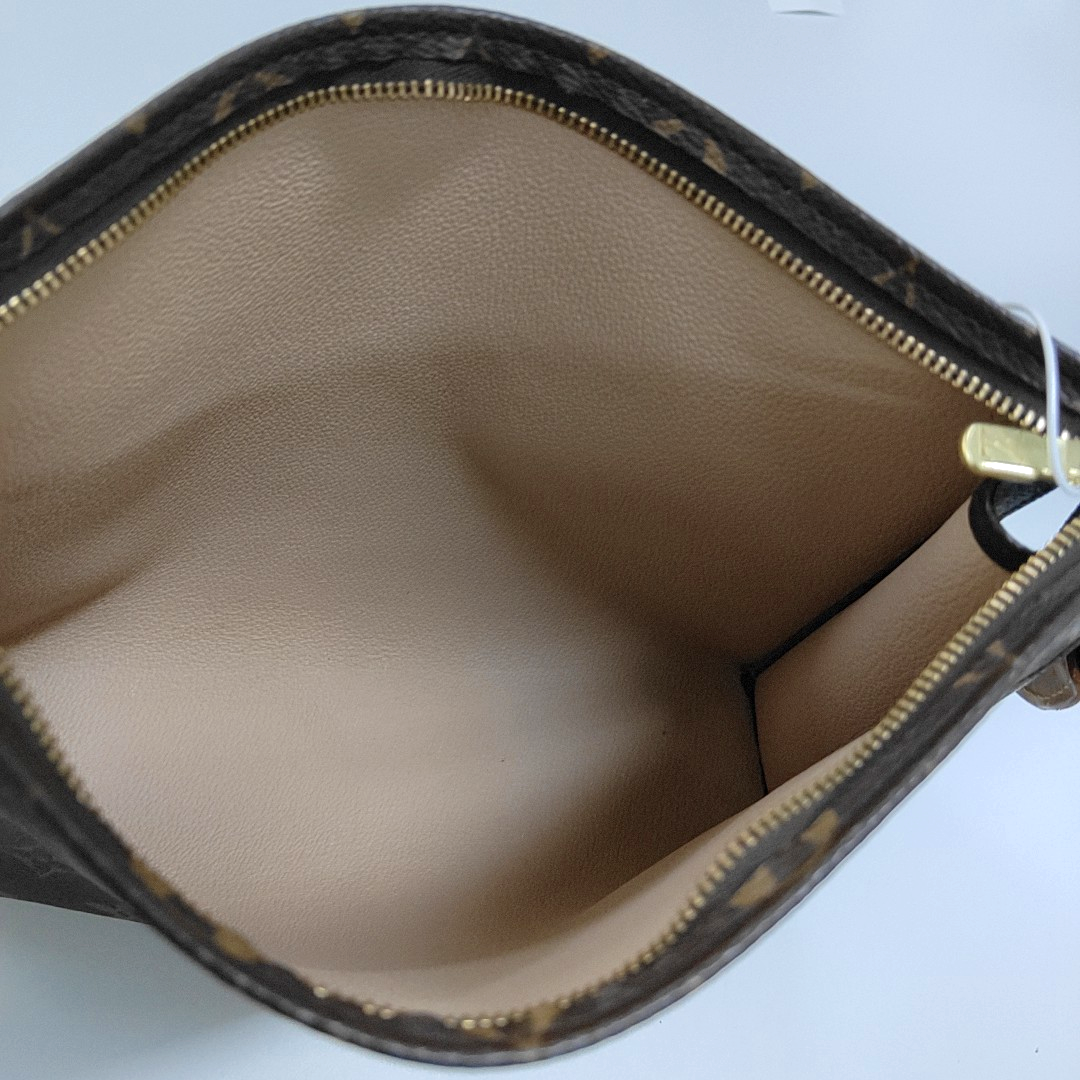 TOILET POCKET 26 Monogram Coated Canvas Brown