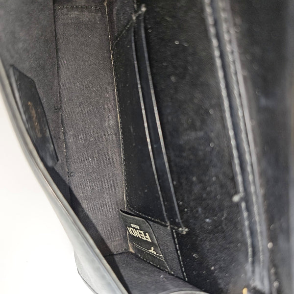 Double Micro Calfskin Black
