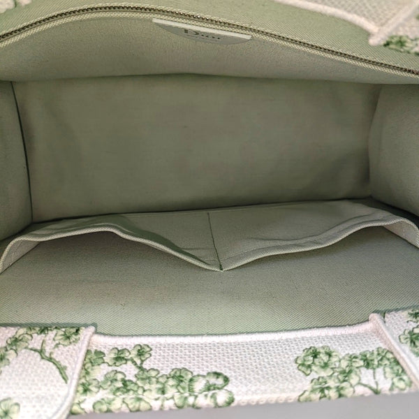 Book Tote Medium Fabric Green