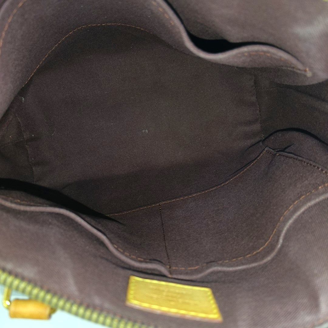 TURENNE Monogram Coated Canvas Brown
