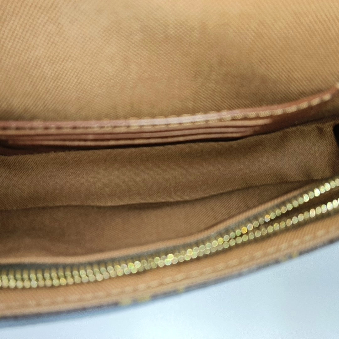 IVY Monogram Coated Canvas Brown