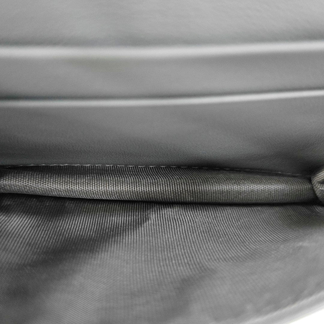 Saddle Mini Oblique Canvas Gray Wallet