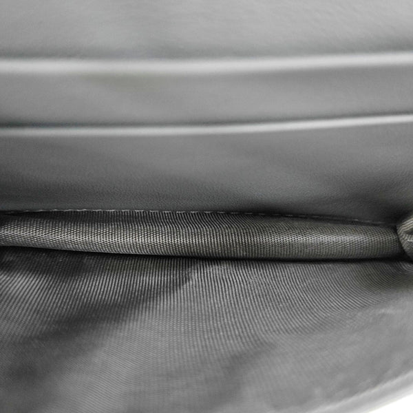 Saddle Mini Oblique Canvas Gray Wallet