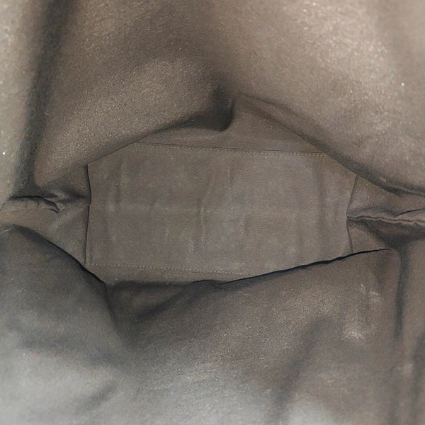 Patent Leather Top Handle Bag Black