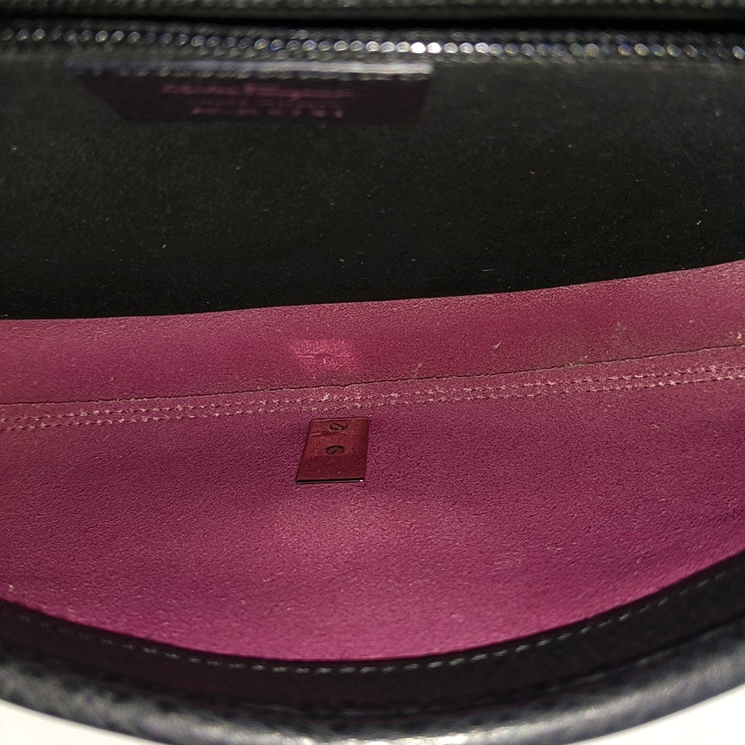 Calfskin Shoulder Bag Black