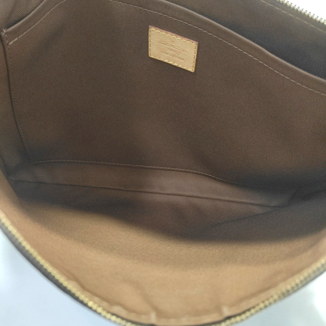 Etui Voyage MM Monogram Coated Canvas Brown