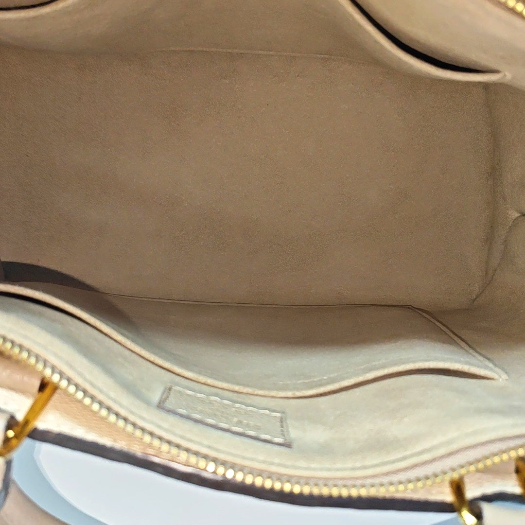 PALAIS PM Monogram Calfskin Gray