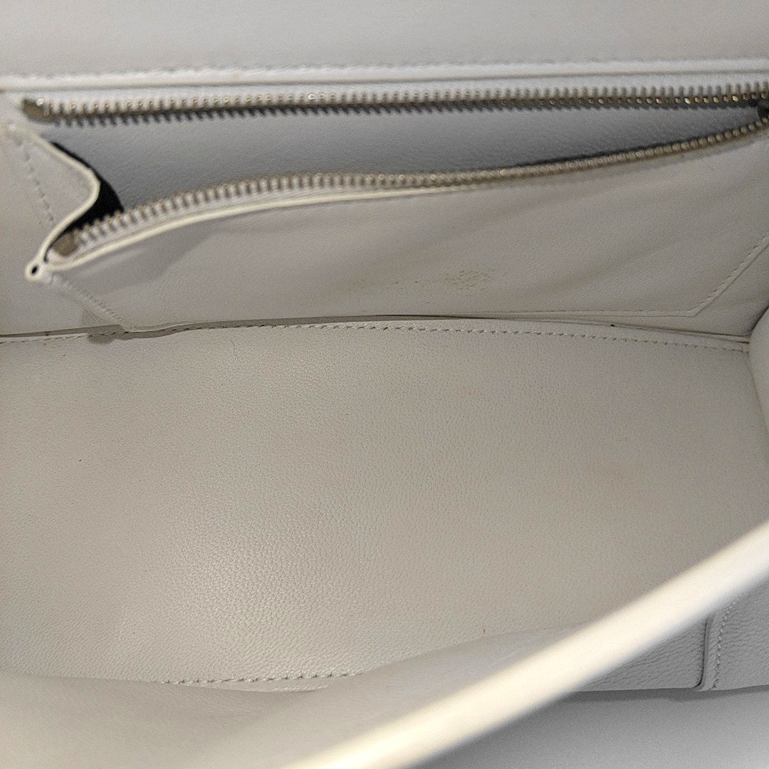 Hourglass S Calfskin White